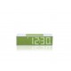 TITANIUM LED CLOCK RADIO GREEN